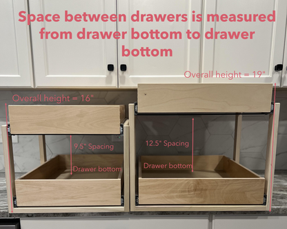 Double 4" Drawer #008